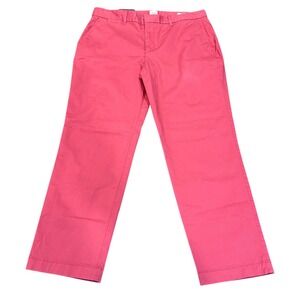 GAP Women Sz 10 Slim City Crop Rasberry Pants Stretch Casual